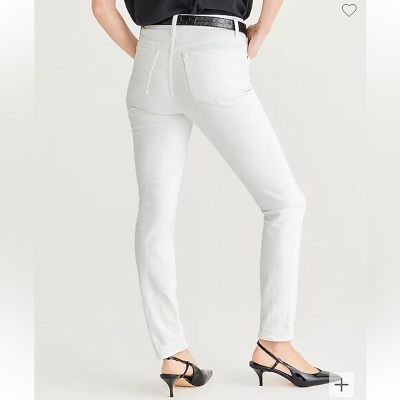J. Crew 9" toothpick jean in white wash - Picture 3 of 7
